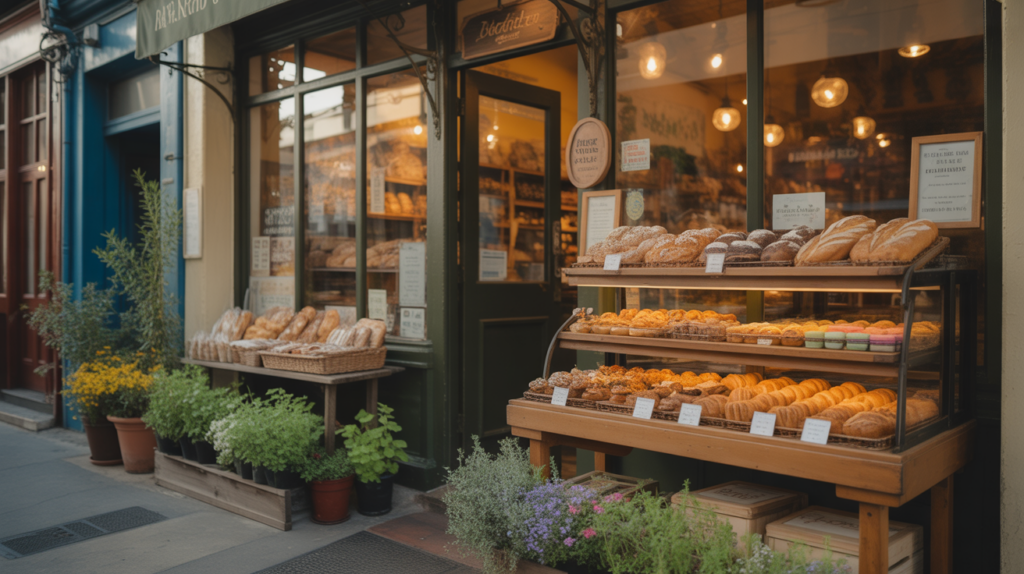 חנות קטנה ברחוב המסמלת עסק קטן